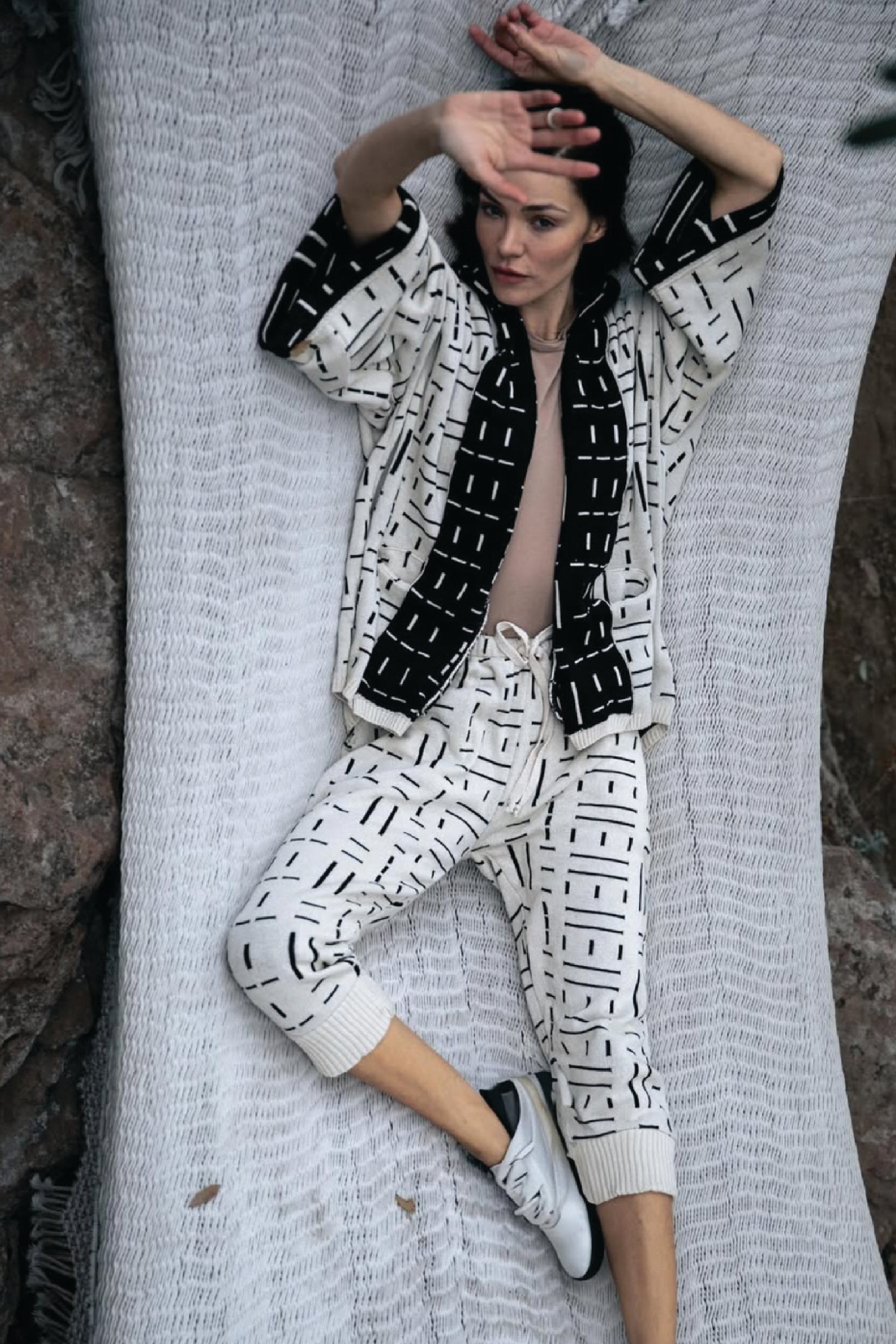 Tenoch Ash & Black Lounge Trousers