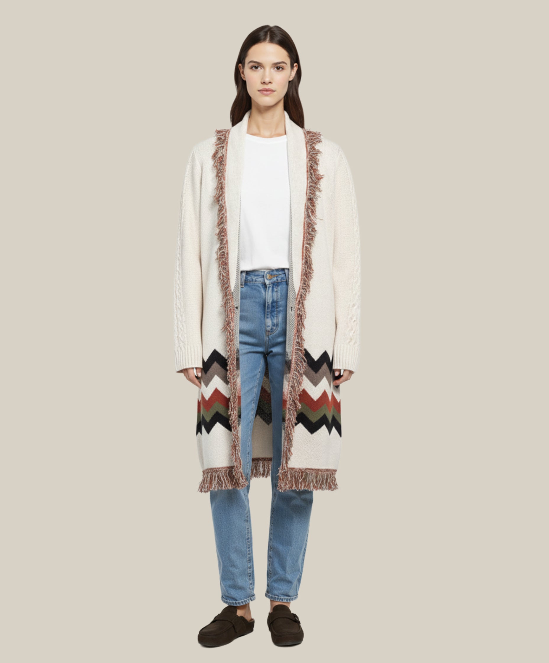 Paricutin V-Neck Heritage Cardigan