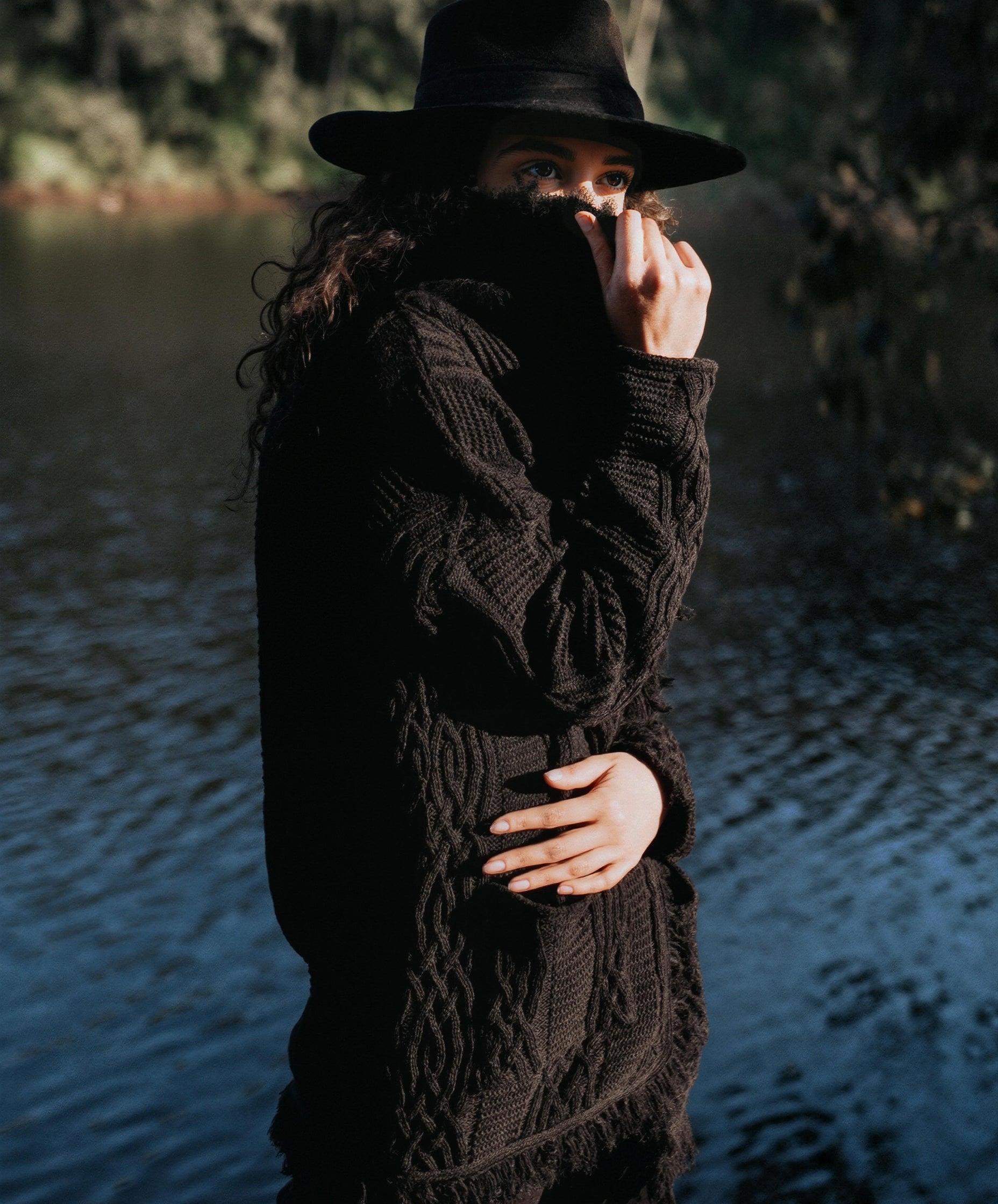 Equinox Black V-Neck Heritage Cardigan