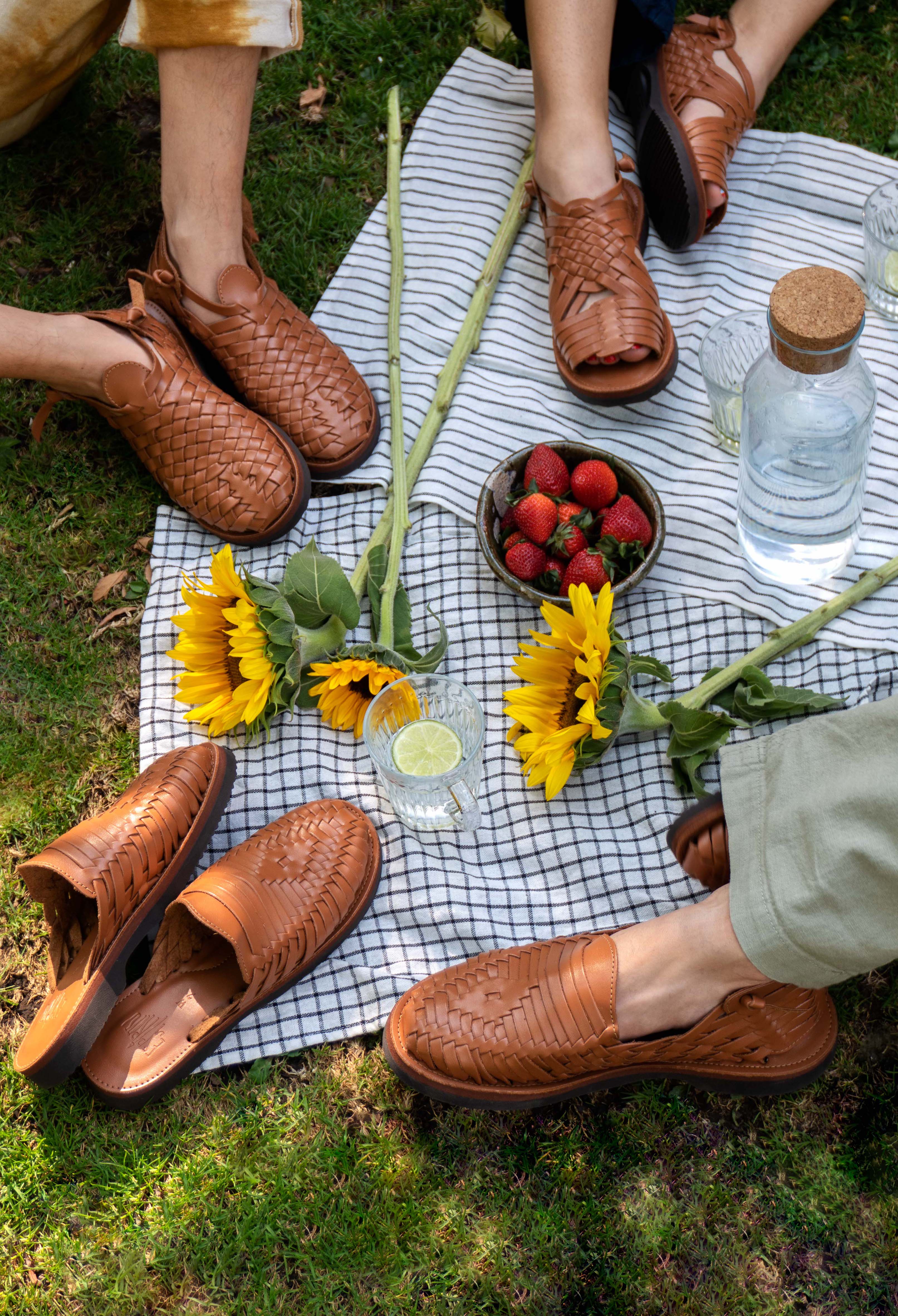Saguaro  LiteSole™ Cactus Leather Slip Ons - Women - Espiritu